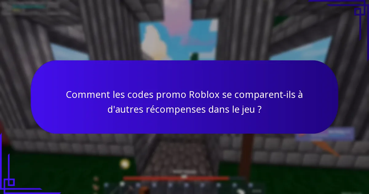 Quelles sont les récompenses spécifiques au jeu dans Roblox ?