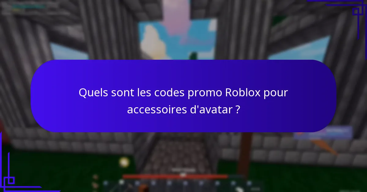 Quels sont les codes promo Roblox pour skins uniques ?